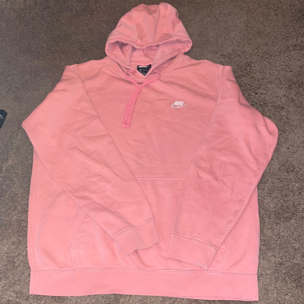 Men pink Nike sweater